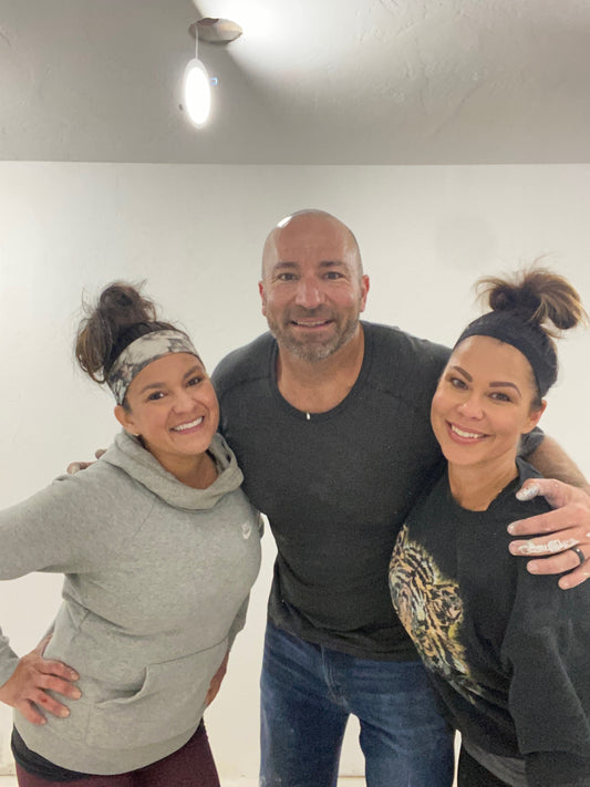 Matt, Lisa, and Marisa Painting A Home