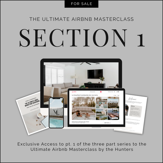 AirBNB Masterclass - First Session